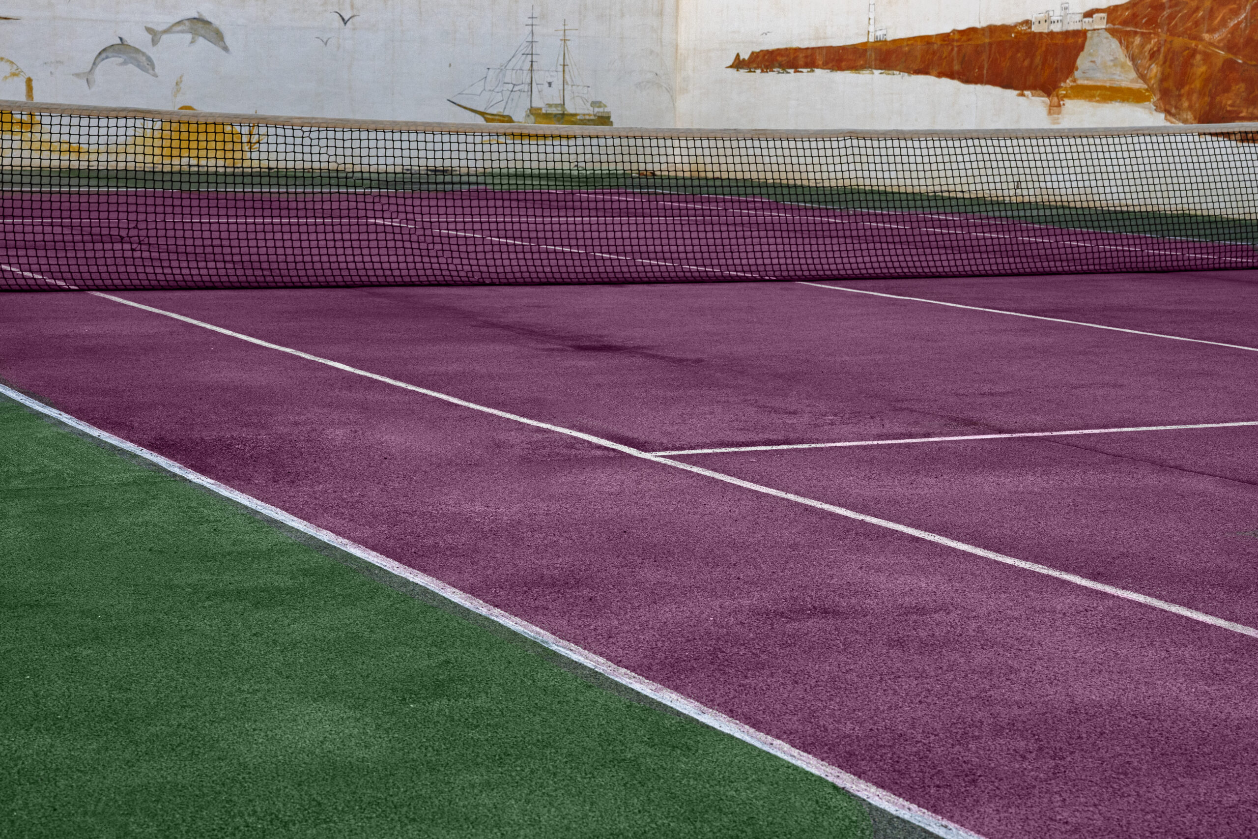Tennisplatz auf dem Areal des Club Casablanca