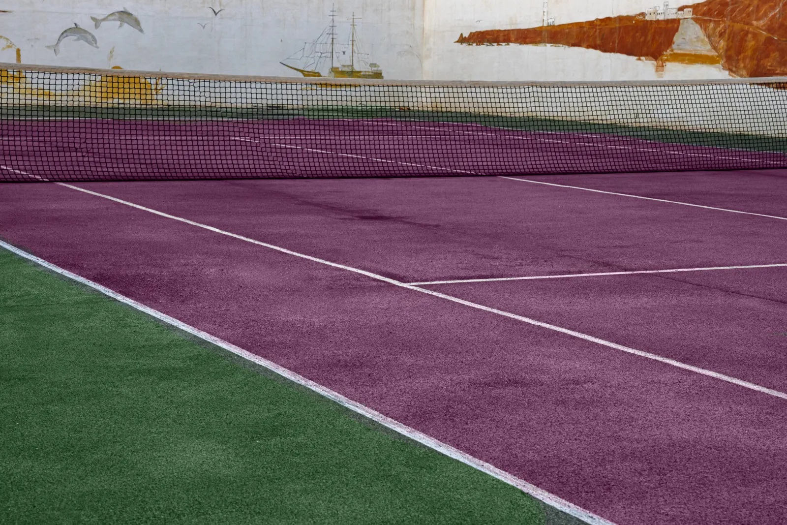 Tennisplatz auf dem Areal des Club Casablanca